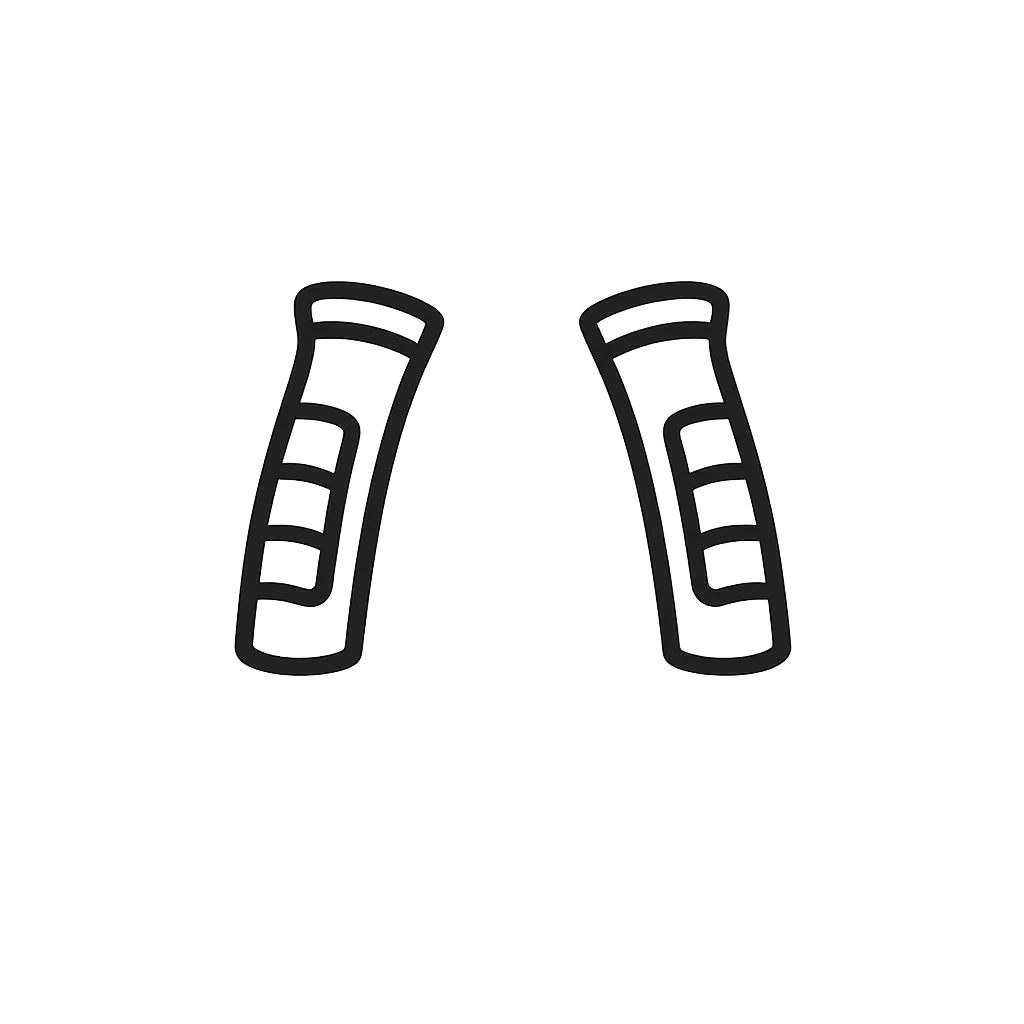 Ergonomic handles icon